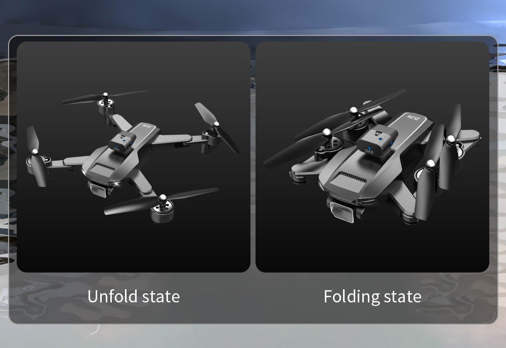 ZLL SG105 RC Drone HD Camera Optical Flow Positioning Foldable Quadcopter, 1 Battery