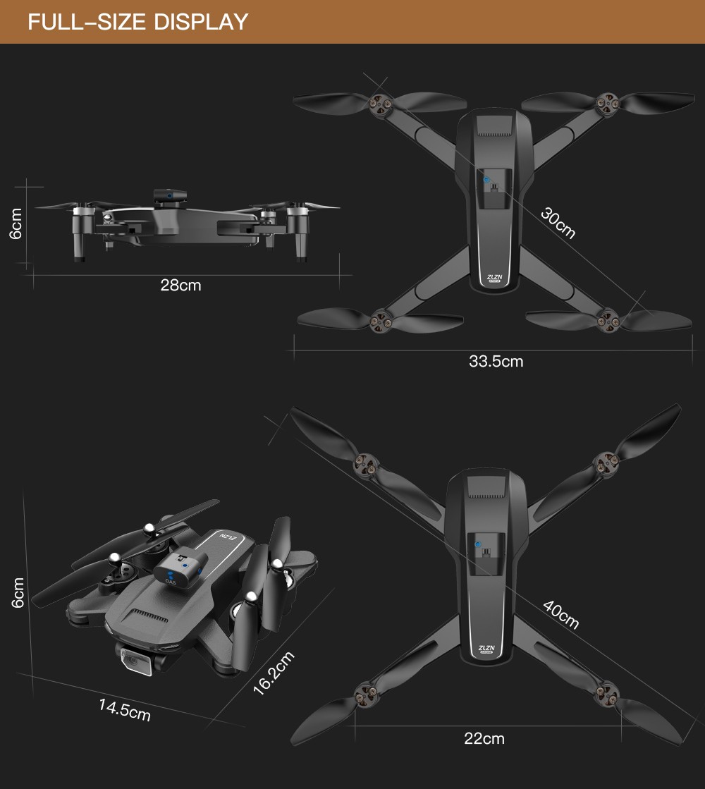ZLL SG105 RC Drone HD Camera Optical Flow Positioning Foldable Quadcopter, 1 Battery