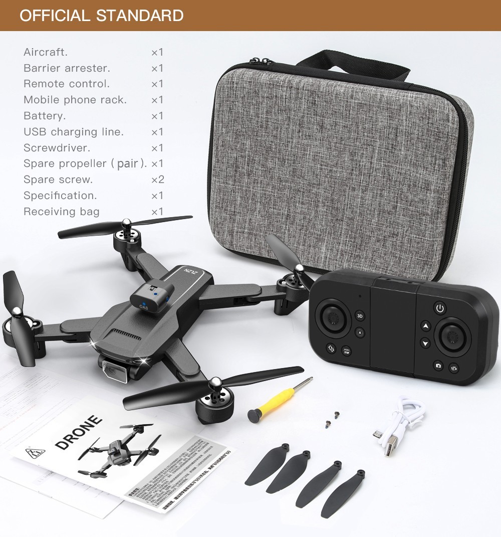 ZLL SG105 RC Drone HD Camera Optical Flow Positioning Foldable Quadcopter, 1 Battery