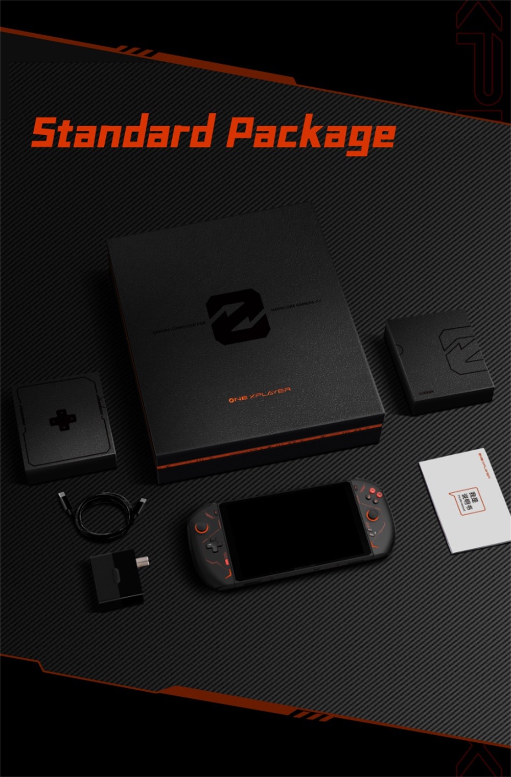 One Netbook OneXPlayer 2 Pro 5 in 1 Handheld Gaming PC 8.4'' 2K IPS Screen AMD Ryzen 7 7840U 32GB LPDDR5 RAM 1TB M.2 Windows 11 EU - Black