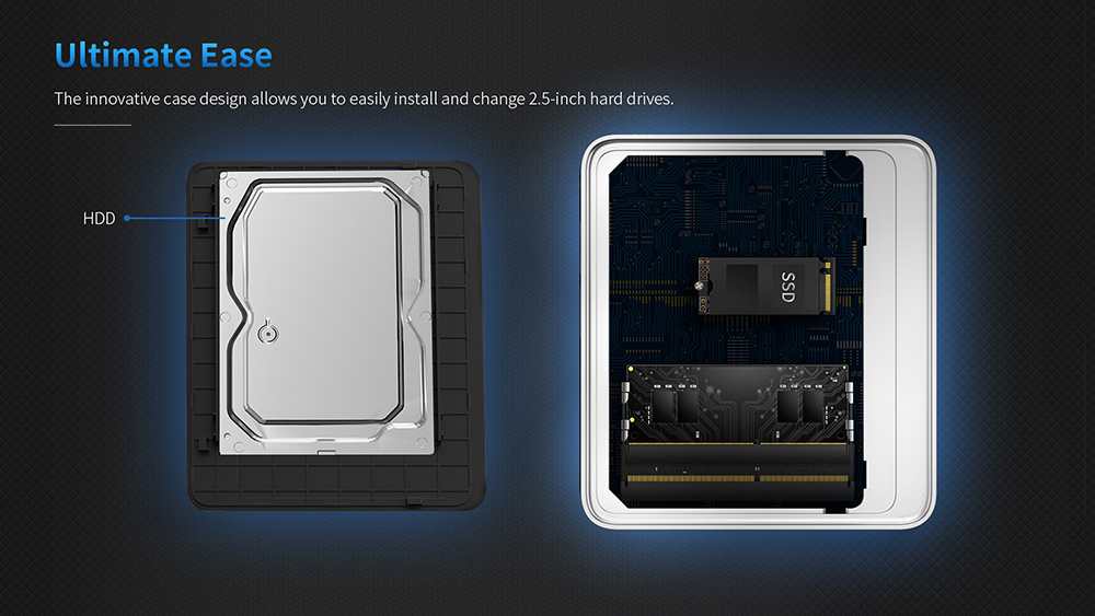 BMAX B3 Mini PC, Intel 11th Gen N5095 Quad Core Up to 2.9GHz, 16GB DDR4 512GB SSD, 4K 60Hz HDMI 2.0x2, USB 3.0x4 Micro SD Card Slot, 3.5mm Audio 2.4/5GHz Dual Wi-Fi BT4.2 RJ45 1000Mbps Ethernet, Windows 11 Pro, Push-Pull Cover Design with VESA Mount