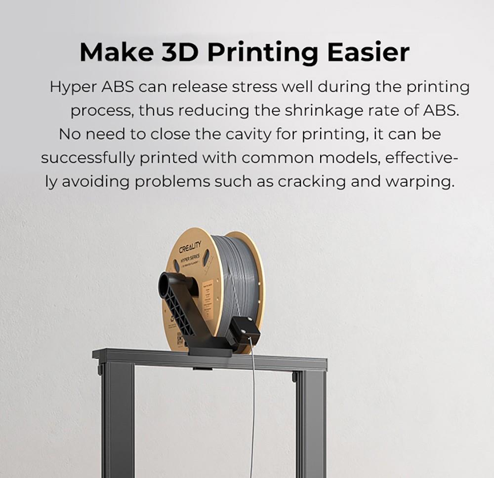 Creality Hyper Series ABS Filament 1.75 mm 1 kg - biela