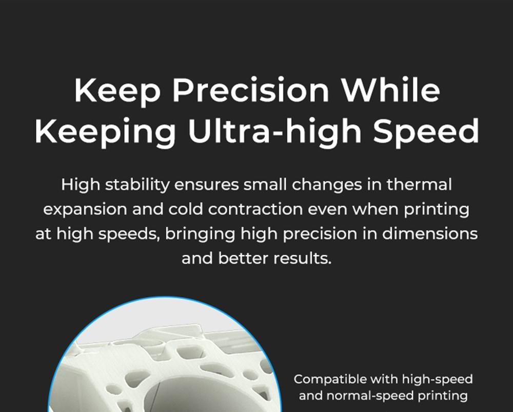 Creality Hyper Series PLA Filament 1.75 mm 1 kg - sivá
