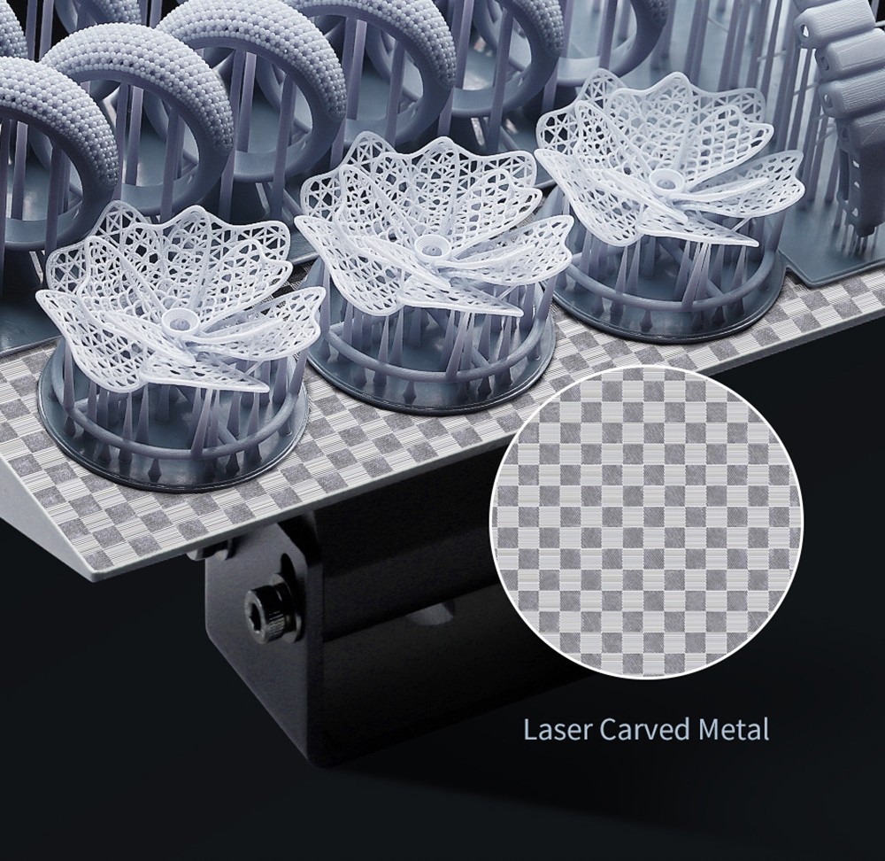 Anycubic Photon D2 Consumer DLP Resin 3D Printer, 2560*1440 Projector Resolution, 2.8 inch TFT Touch Control, 4-Point Manual Leveling, Laser Engraving Platform, 130.56x73.44x165mm