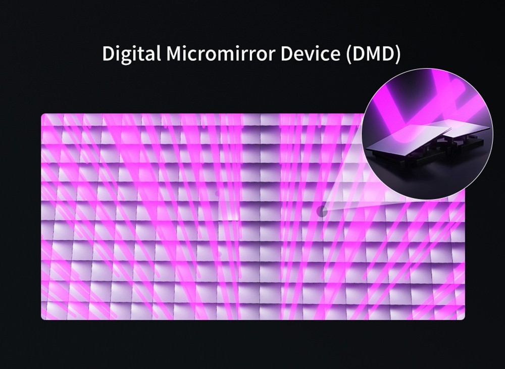 Anycubic Photon D2 Consumer DLP Resin 3D Printer, 2560*1440 Projector Resolution, 2.8 inch TFT Touch Control, 4-Point Manual Leveling, Laser Engraving Platform, 130.56x73.44x165mm