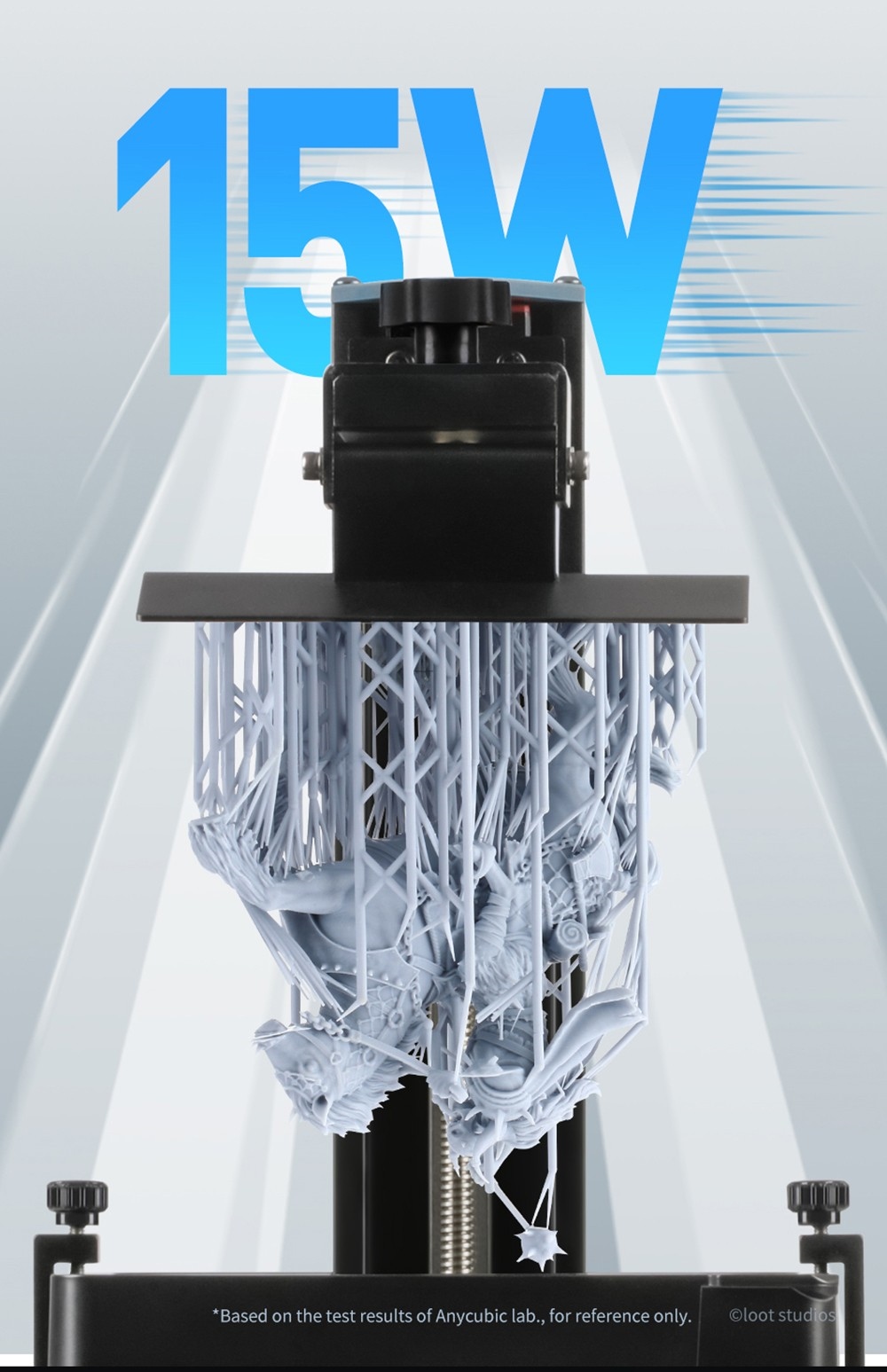 Anycubic Photon D2 Consumer DLP Resin 3D Printer, 2560*1440 Projector Resolution, 2.8 inch TFT Touch Control, 4-Point Manual Leveling, Laser Engraving Platform, 130.56x73.44x165mm