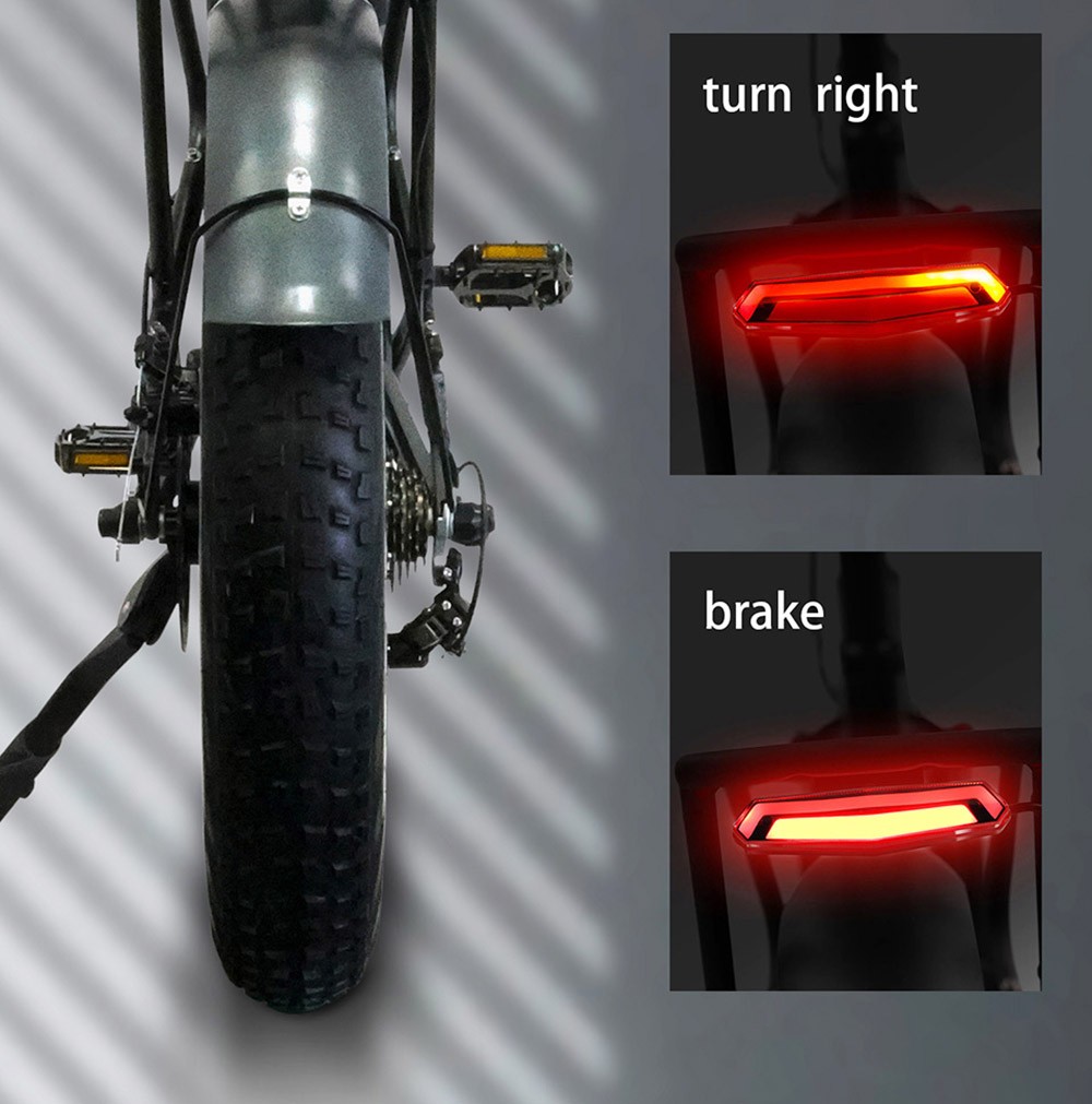 CMACEWHEEL RX20 Electric Folding Bike 20*4.0 palcová pneumatika 750W motor 40-45km/h maximálna rýchlosť 17Ah batéria hydraulická brzda