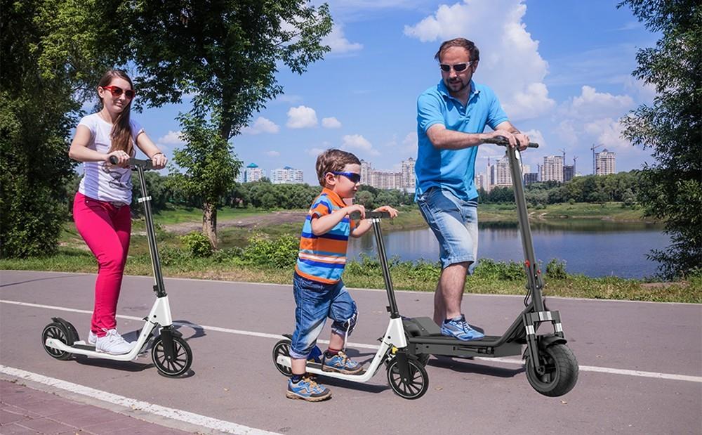 ES01 Electric Scooter 9in Wide Tire 500W Motor 35km/h Max Speed 10Ah Battery 30-35km Range 150kg Load Support APP Control