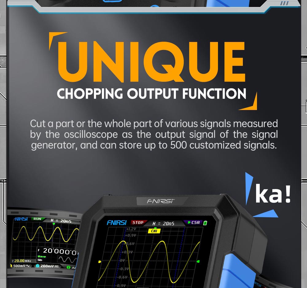FNIRSI DPOX180H Digital Phosphor Oscilloscope US Plug