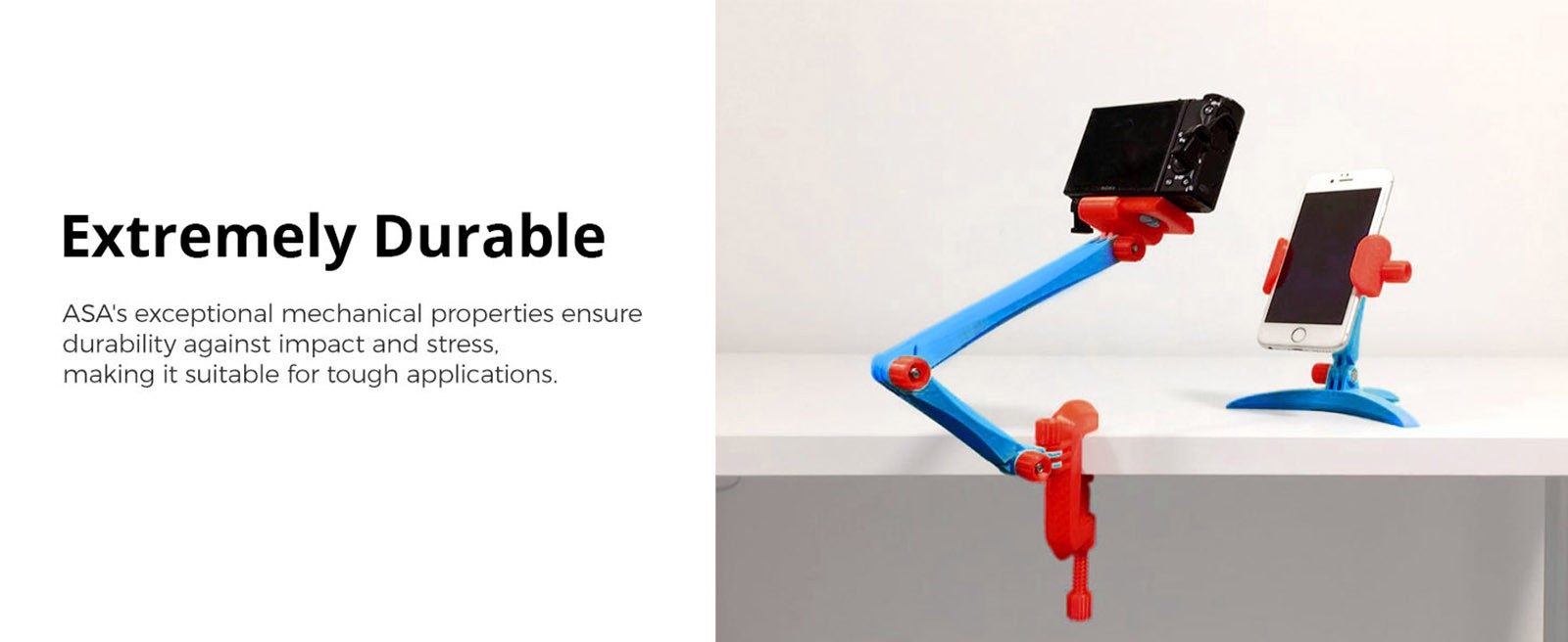 Flashforge 1.75mm ASA 3D Printing Filament 1kg Natural Color