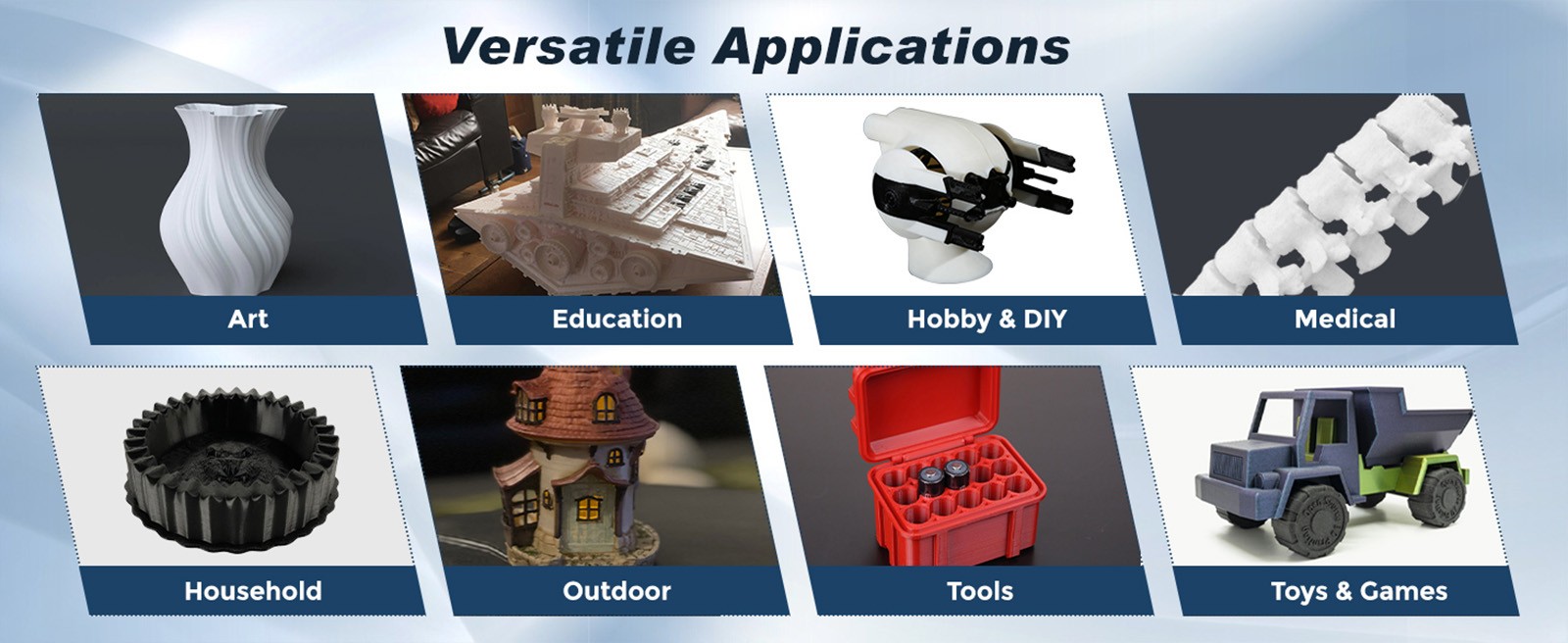 Flashforge 1.75mm High Speed PLA 3D Printing Filament 1kg Nebula Purple
