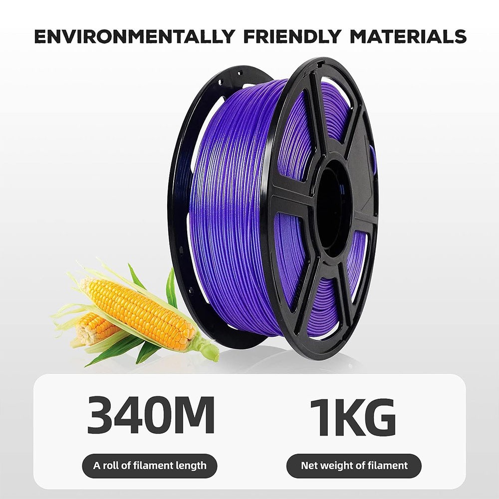 Flashforge 1.75mm PLA Multicolor 3D Printing Filament 1kg Nebula Purple