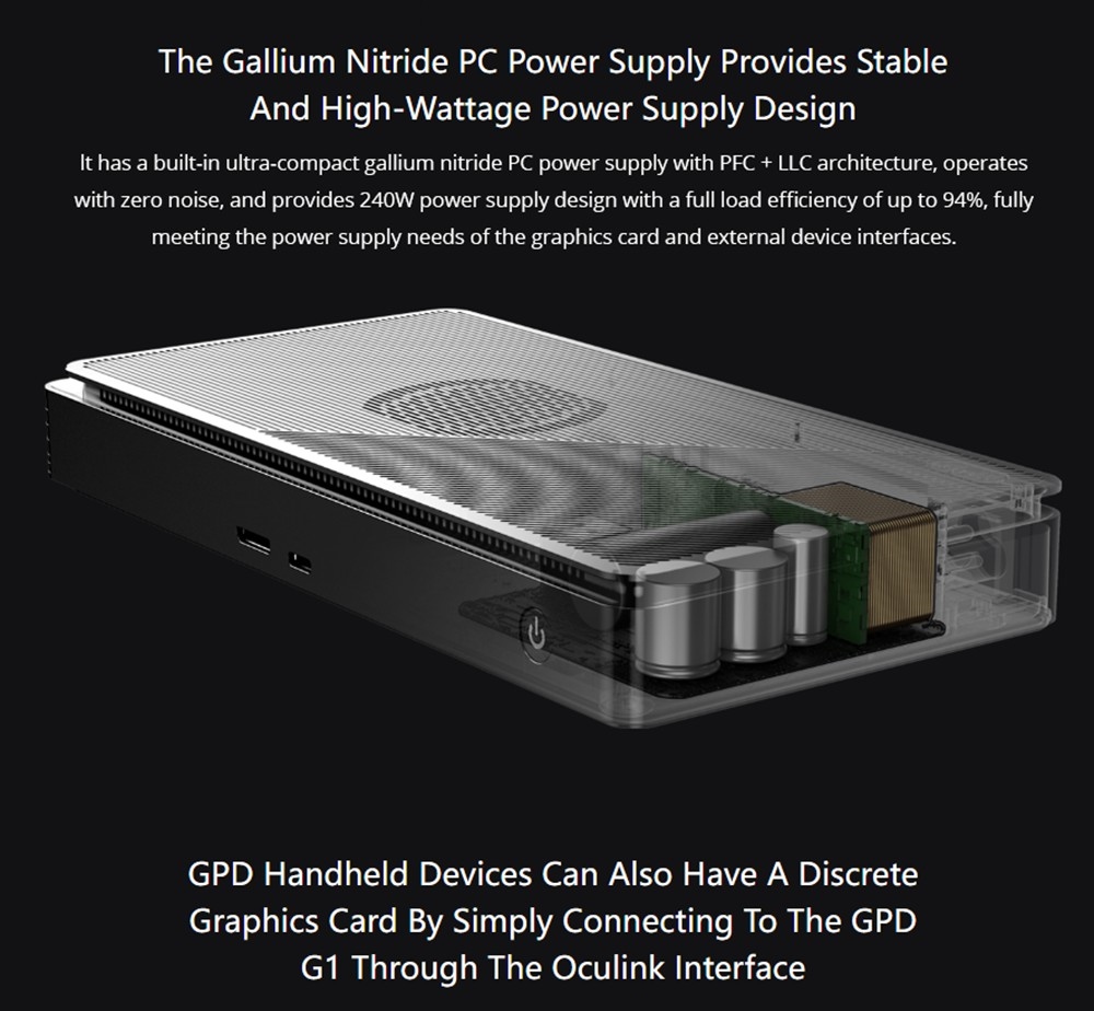 GPD G1 Graphics Card Expansion Dock - EU