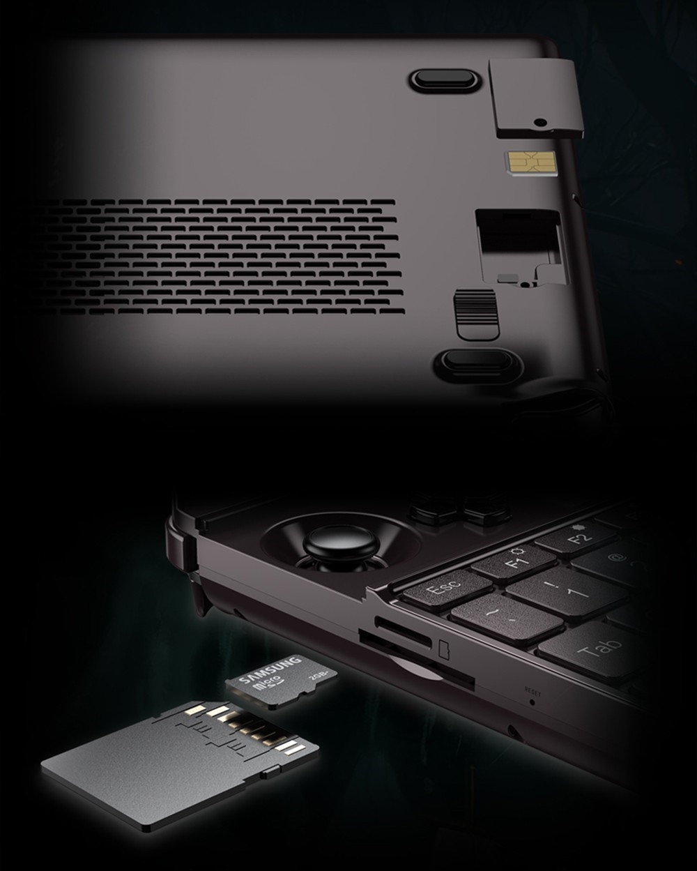 GPD WIN Max 2 Handheld Game Console Gaming Laptop AMD7640U, 10.1 Inches Windows 11 Home 16G+1T - US Plug