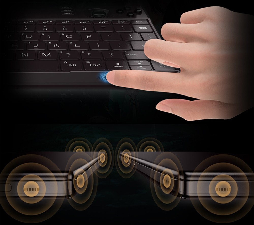 GPD WIN Max 2 Handheld Game Console Gaming Laptop AMD7640U, 10.1 Inches Windows 11 Home 16G+1T - US Plug