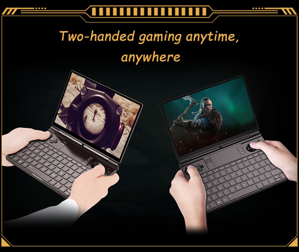 GPD WIN Max 2 Handheld Game Console Gaming Laptop AMD7640U, 10.1 Inches Windows 11 Home 16G+1T - US Plug