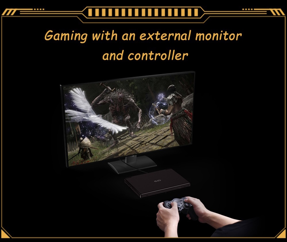 GPD WIN Max 2 Handheld Game Console Gaming Laptop AMD7640U, 10.1 Inches Windows 11 Home 16G+1T - US Plug