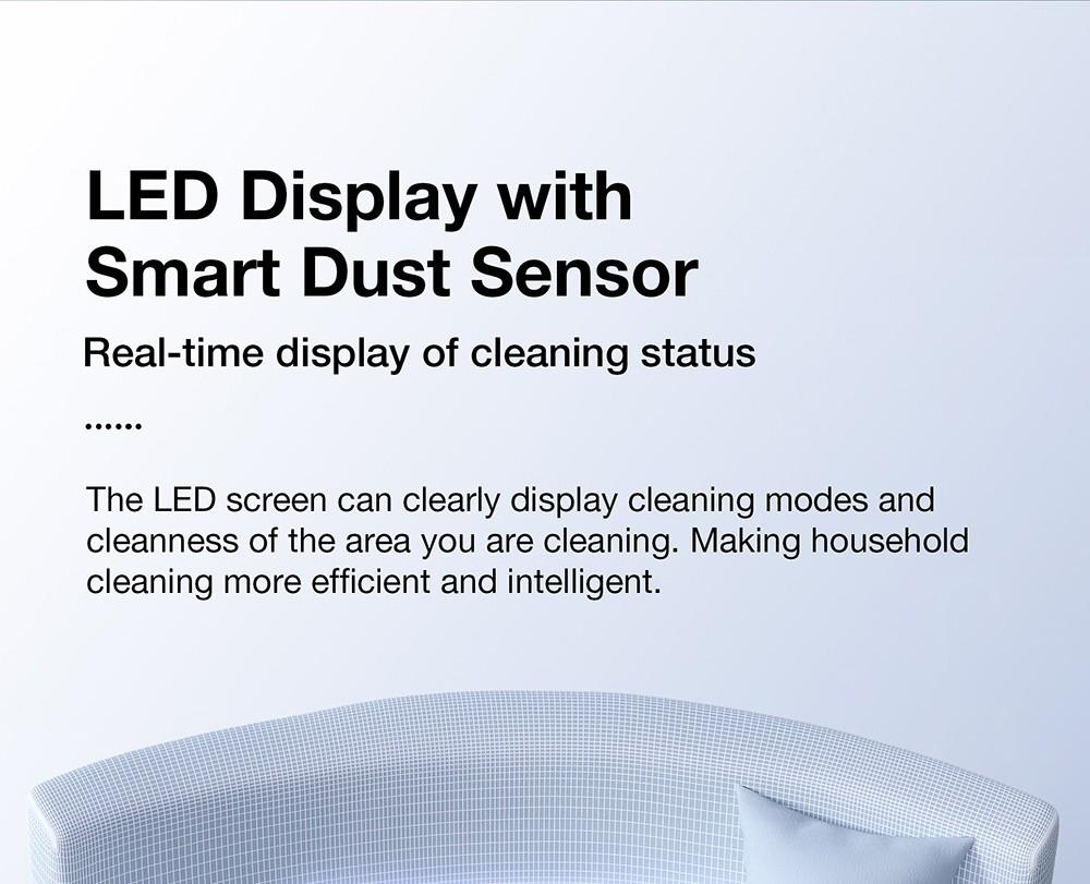 JIMMY BD7 Pro Cordless Double Cup Anti-Mite Vacuum Cleaner, 245mm Suction Inlet, 0.5L Dust Cup, Smart Dust Sensor, UV Sterilization Function, Ultrasound, LED Display, 30Mins Runtime