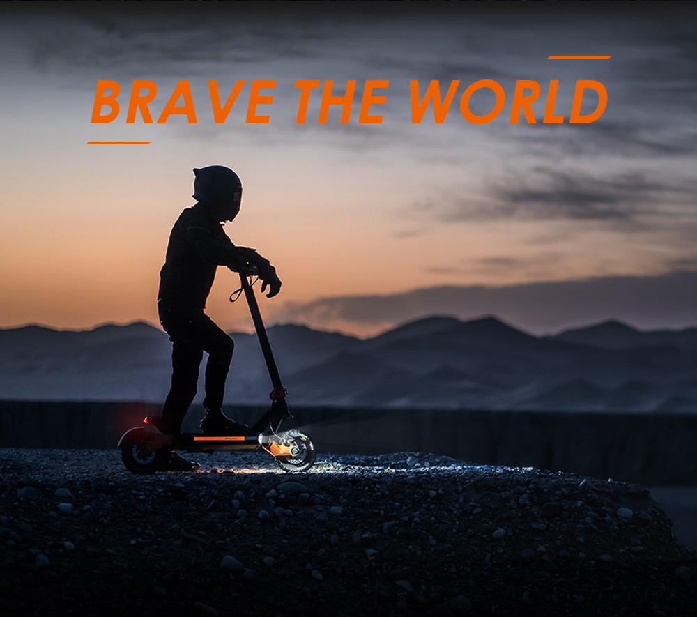 KUGOO KIRIN G3 Adventurers Dream Electric Scooter 1200W Rear Motor 52V 18Ah Lithium Battery Touchable Display Control