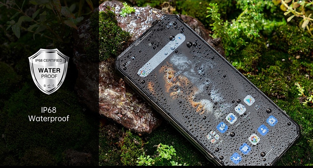 OUKITEl WP27 Rugged Smartphone, 12GB+256GB, 16MP Front Camera+64MP Rear Camera, 8500mAh Battery, 6.8 inch Screen, Android 13.0, Fingerprint Unlock - Black Blue