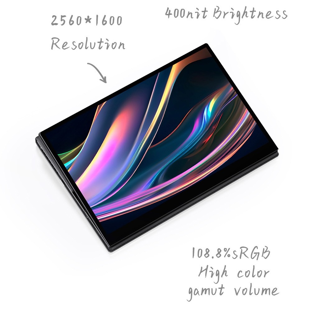 One Netbook 5 Laptop Intel I7 1250U Processor 32GB LPDDR5 1TB ROM 10.1'' 2.5K LTPS WiFi 6 BT5.2 - EU Plug