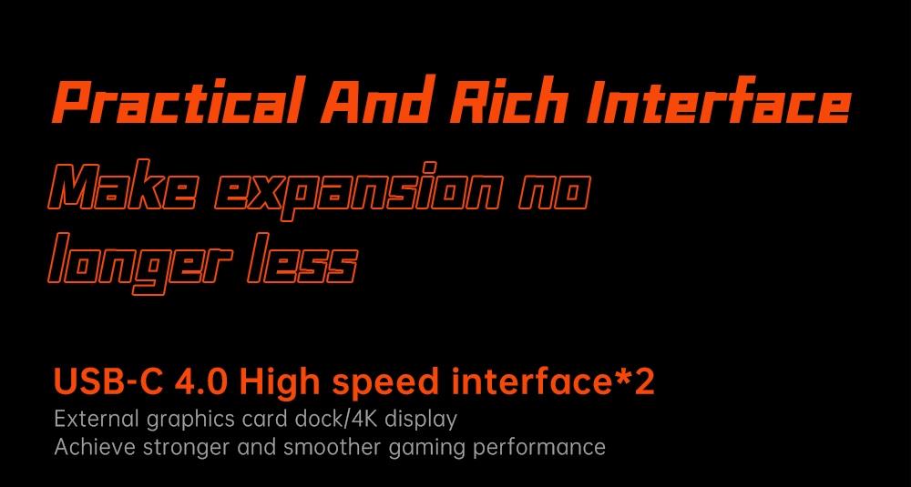 One Netbook ONEXFLY Handheld Game Console AMD Ryzen 7 7840U 32GB DDR5X RAM 2TB SSD 7-inch Windows 11 WiFi 6E Bluetooth 5.2 - Black, US