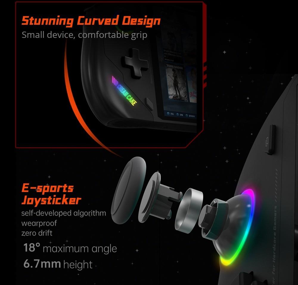 One Netbook ONEXFLY Handheld Game Console AMD Ryzen 7 7840U 32GB DDR5X RAM 1TB SSD 7-inch Windows 11 WiFi 6E Bluetooth 5.2 - White, EU