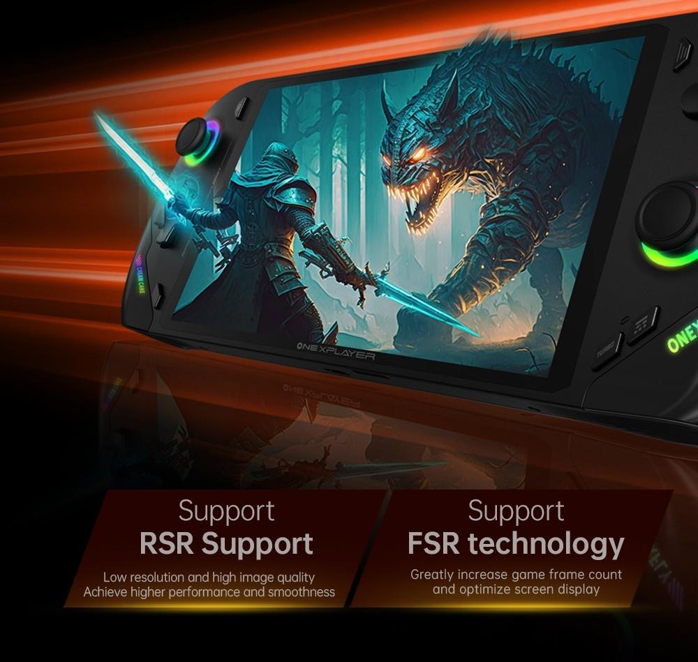 One Netbook ONEXFLY Handheld Game Console AMD Ryzen 7 7840U 32GB DDR5X RAM 1TB SSD 7-inch Windows 11 WiFi 6E Bluetooth 5.2 - White, EU