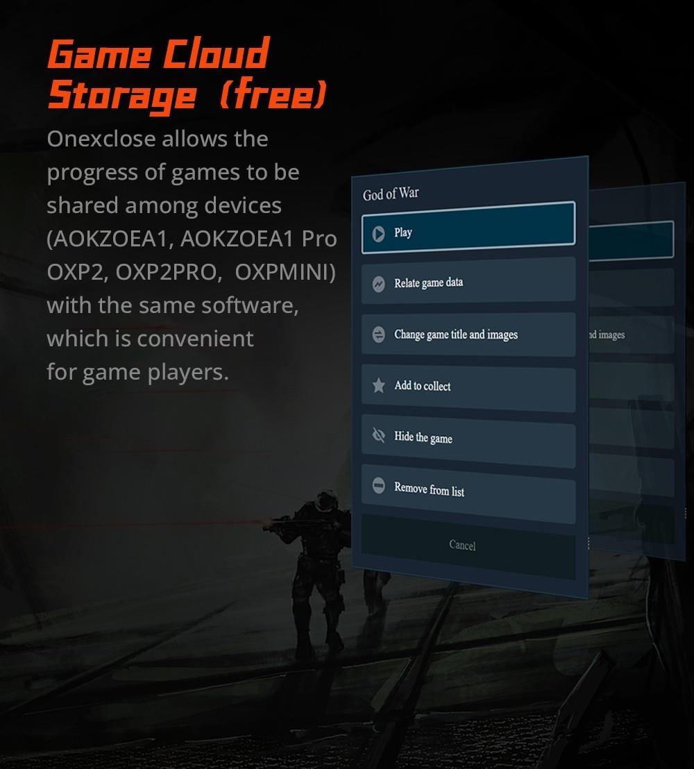 One Netbook ONEXFLY Handheld Game Console AMD Ryzen 7 7840U 32GB DDR5X RAM 1TB SSD 7-inch Windows 11 WiFi 6E Bluetooth 5.2 - White, EU