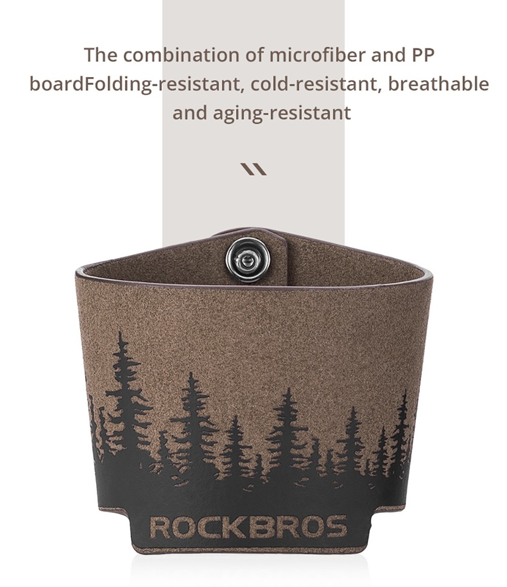 ROCKBROS Bike Handlebar Cup Holder Water Bottle Drink Cup Holder - Wave Pattern