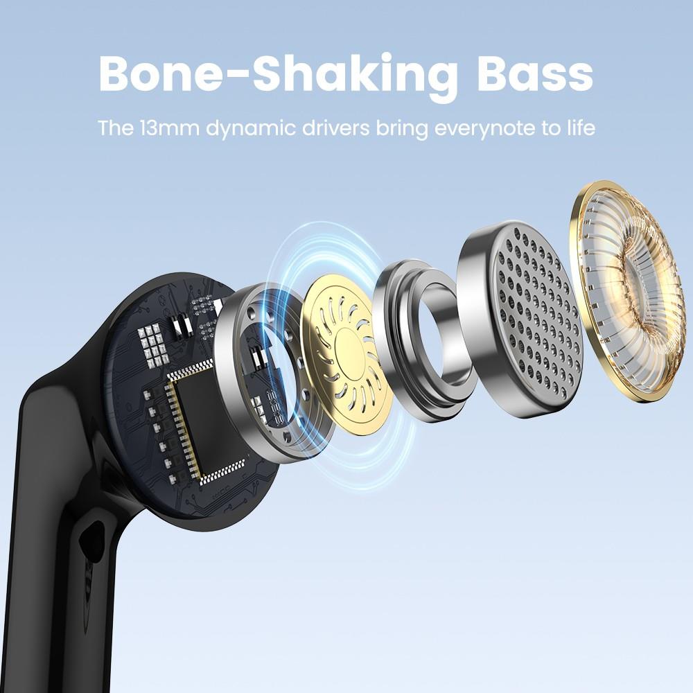 SOUNARC Q1 Earbuds Bluetooth 5.3 - Black