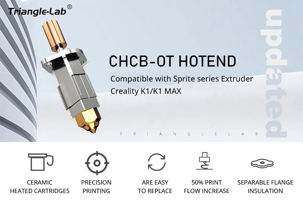 Trianglelab Chcb Ot 3d Printer Hotend For Creality K1 K1 Max