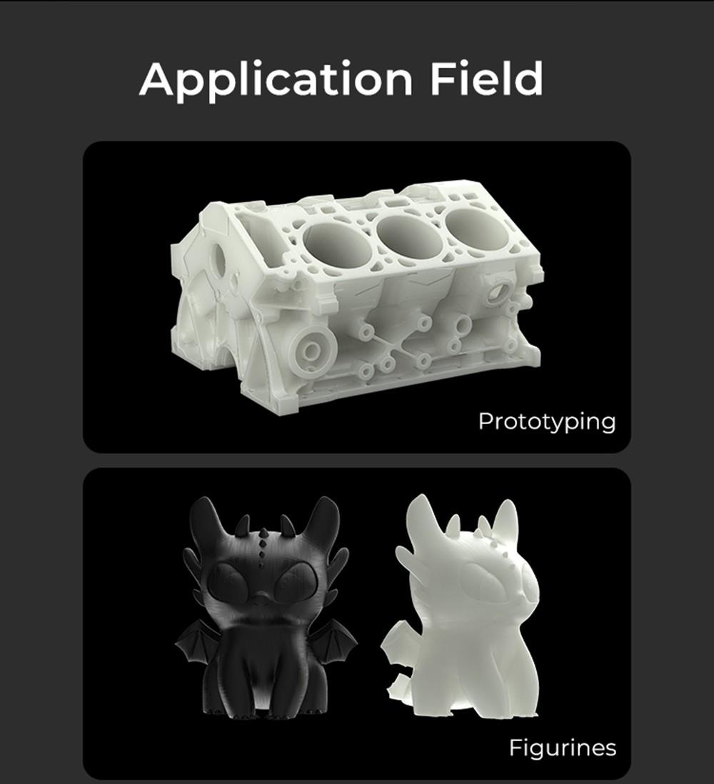Creality Hyper Series PLA Filament 1.75 mm 1 kg - sivá