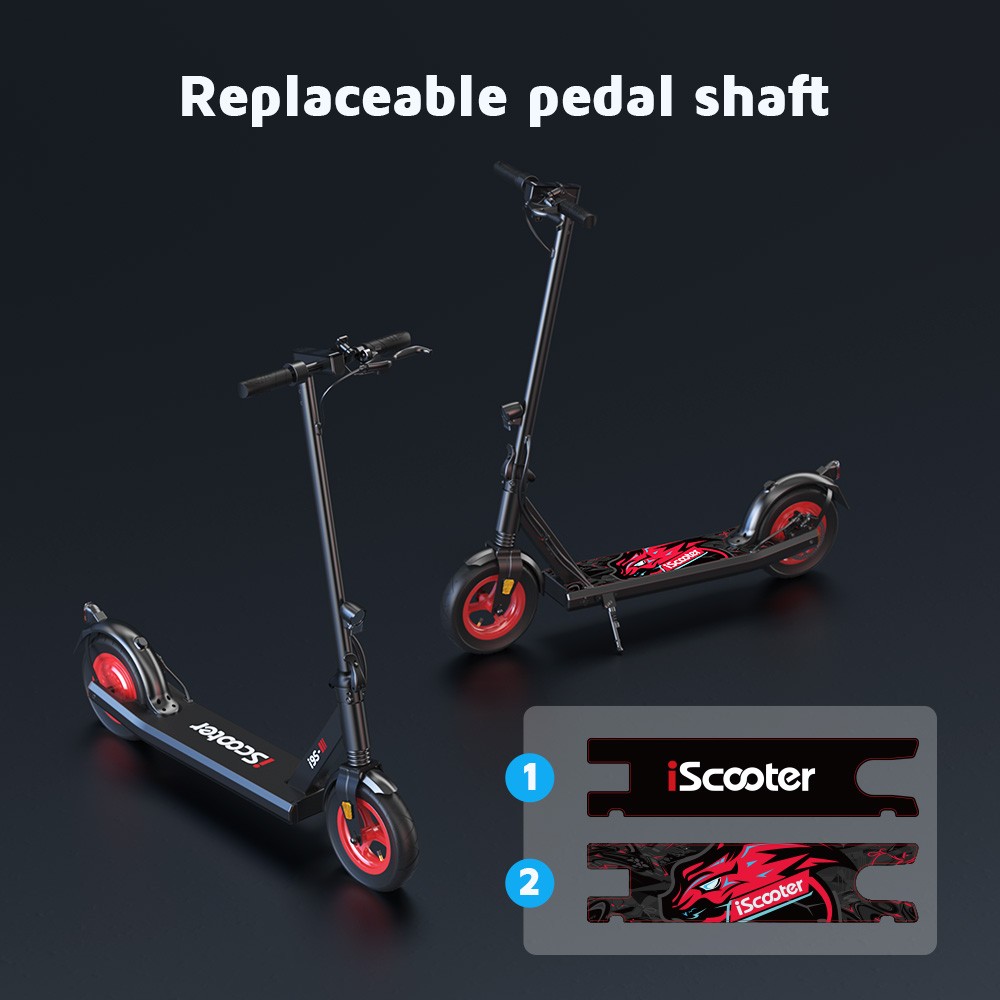 iScooter i9S Electric Scooter 10 inch Pneumatic Tire 500W Motor 30km/h Max Speed 10Ah Battery 30km Range