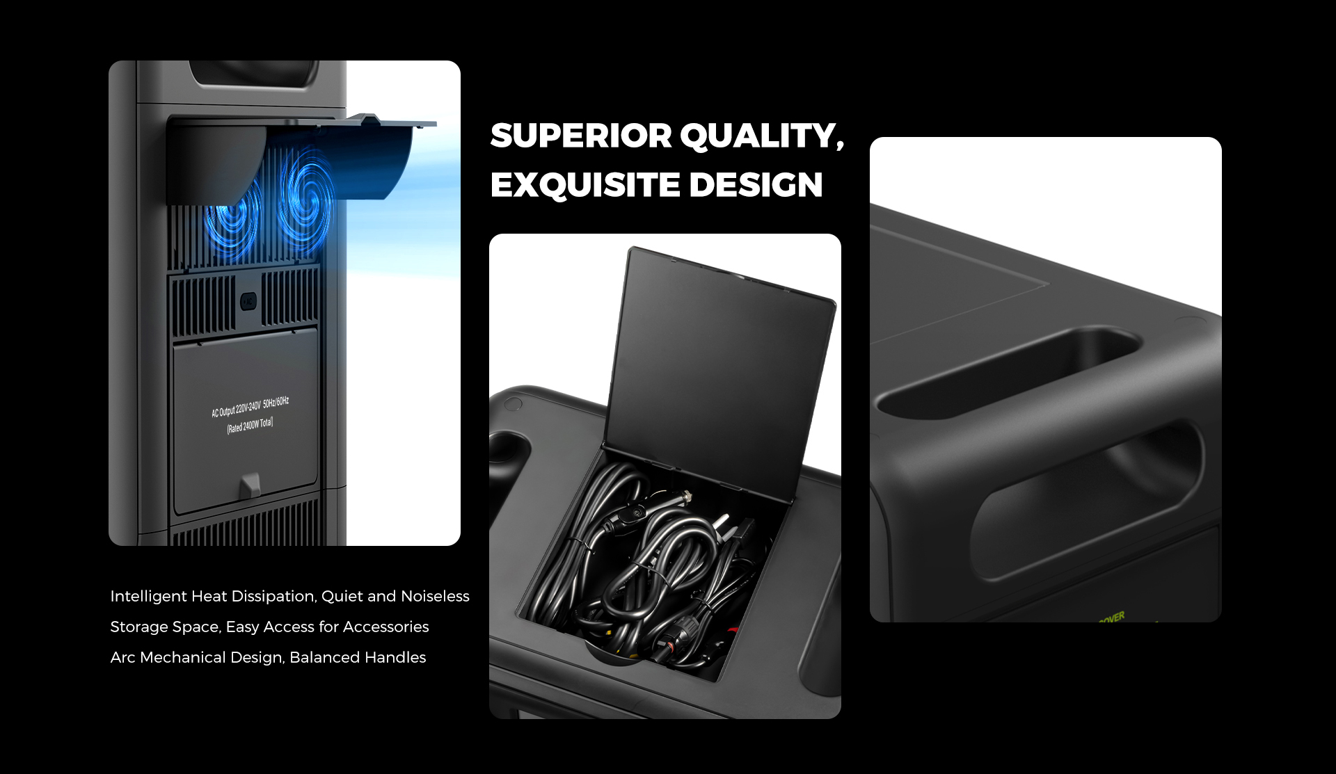 Centrale &eacute;lectrique portable FOSSiBOT F2400 + panneau solaire pliable FOSSiBOT SP200 18 V 200 W, batterie LiFePO4 2048 Wh/640 000 mAh, g&eacute;n&eacute;rateur solaire 2 400 W (4 600 W en cr&ecirc;te), 3 prises AC RV Car USB Type-C QC3.0 PD DC5521 &agrave; onde sinuso&iuml;dale pure, charge rapide en 1,5 heure