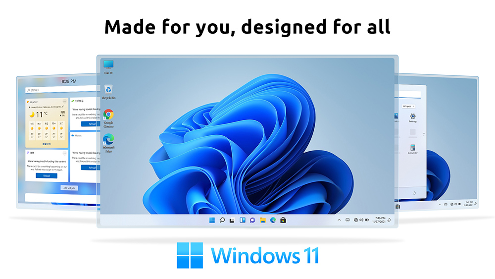 BMAX B2 Pro Mini PC, Intel N4105 Quad Core CPU Up to 2.5GHz, 8GB DDR4 256GB SSD, 4K 60Hz HDMI 2.0x2, USB 3.0x4, USB 2.0, Micro SD Card Slot, 3.5mm Audio, M.2 2280 SSD Slot, 2.4/5GHz Dual Wi-Fi, BT 5.0, RJ45 1000Mbps Ethernet, Windows 11 Pro