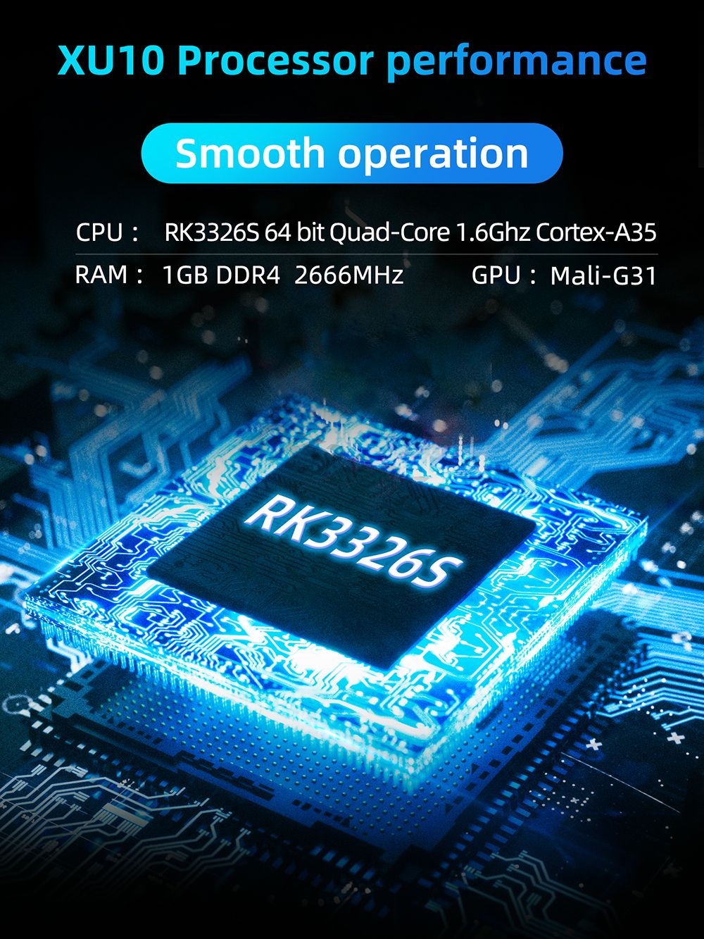 AMPOWN XU10 Handheld Game Console, 3.5-inch, 256GB TF Card, Linux, 10000+ Games - White