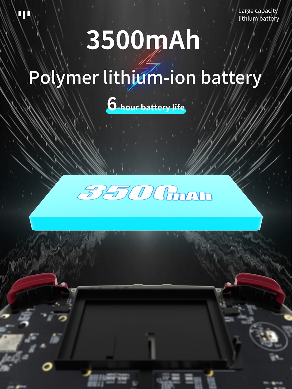 ANBERNIC RG ARC-D Game Console, Touch Screen, 128GB TF Card, 32GB Android 16GB Linux, 2GB LPDDR4, HDMI Output - Grey