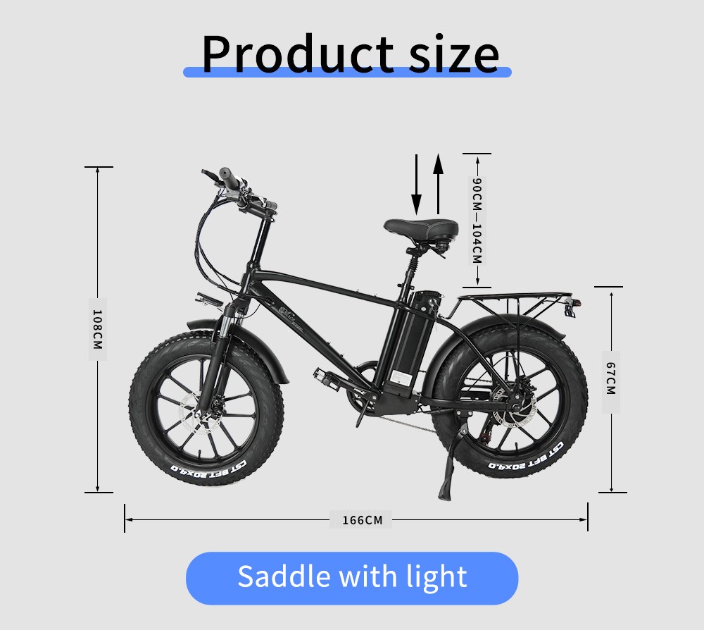 CMACEWHEEL T20 Electric Bike 20*4.0