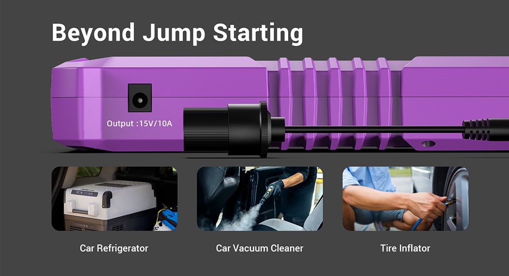 GOOLOO GP4000 Jump Starter Purple