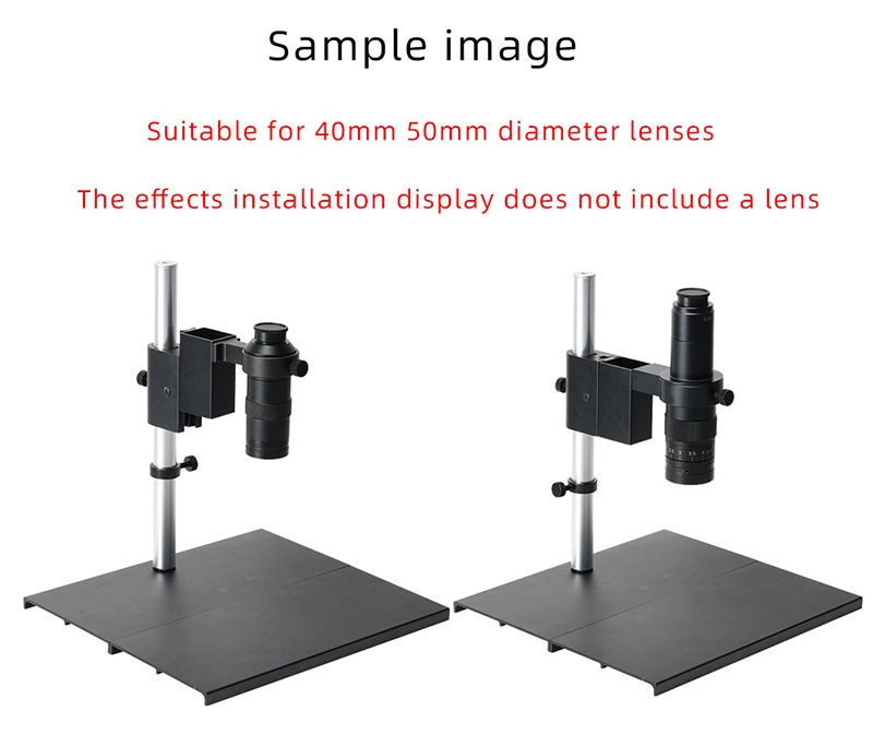 HAYEAR HY-11AB 40mm 50mm Adjustable Focusing Table Stand for Digital HDMI USB Video Microscope Camera