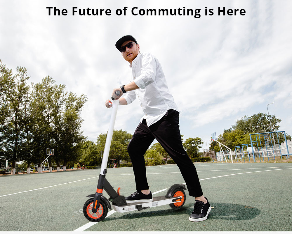 Refurbished KUGOO KIRIN S1 Electric Scooter 8 inches Tire 350W Brushless Motor 25km/h Max Speed APP control