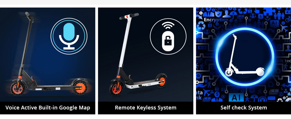 Refurbished KUGOO KIRIN S1 Electric Scooter 8 inches Tire 350W Brushless Motor 25km/h Max Speed APP control