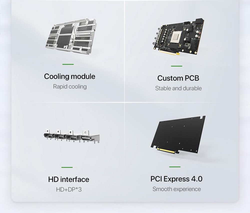 PELADN RTX3060 12GB Gaming Graphics Card, 8Pin 192bits, PCI Express 4.0, 3*DP+1*HD, 170W, Dual-Fan Cooling System - White