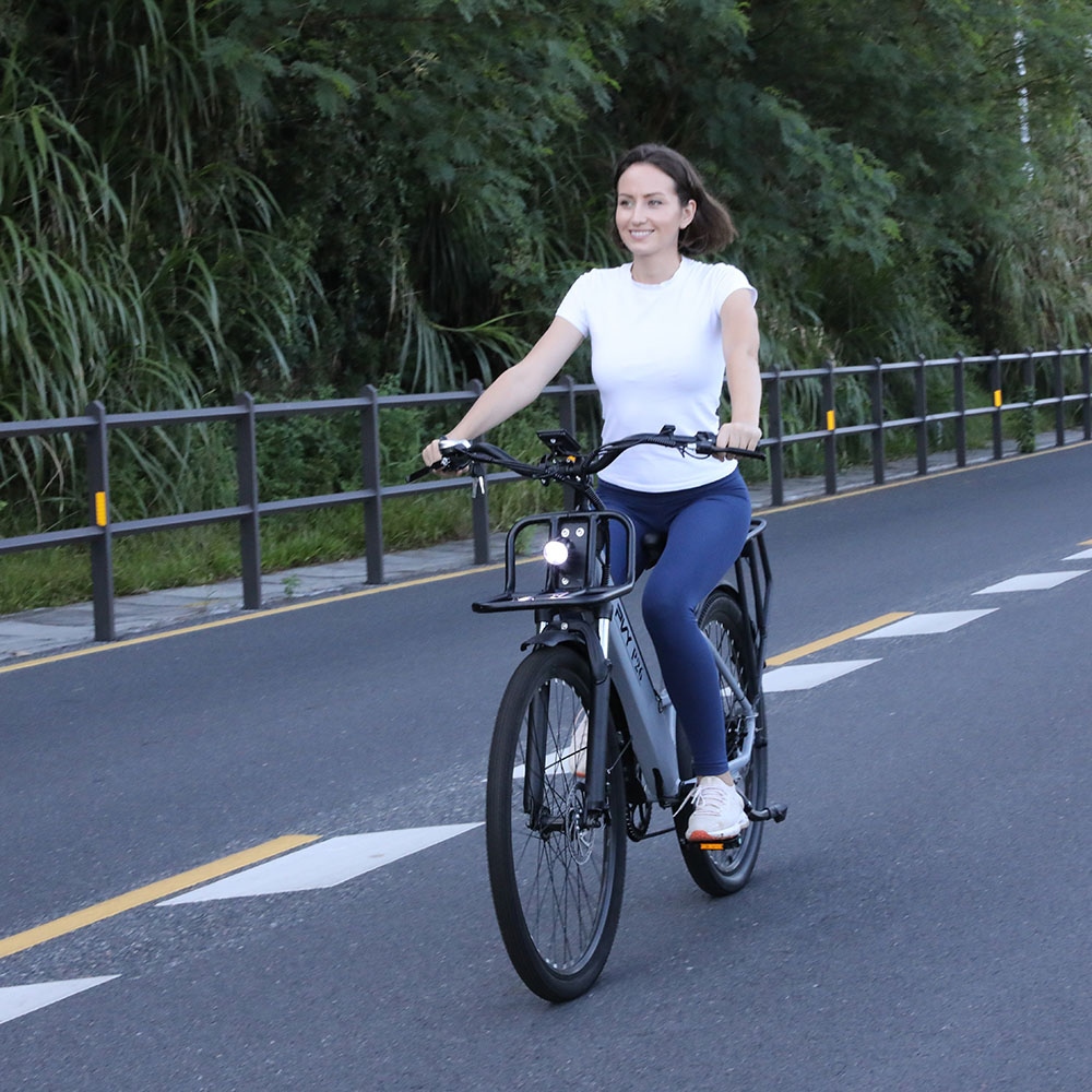 PVY P26 Electric Bike, 27.5-inch Tires 750W Motor 48V 11.6AH Battery 100km Max Range Hydraulic Brake