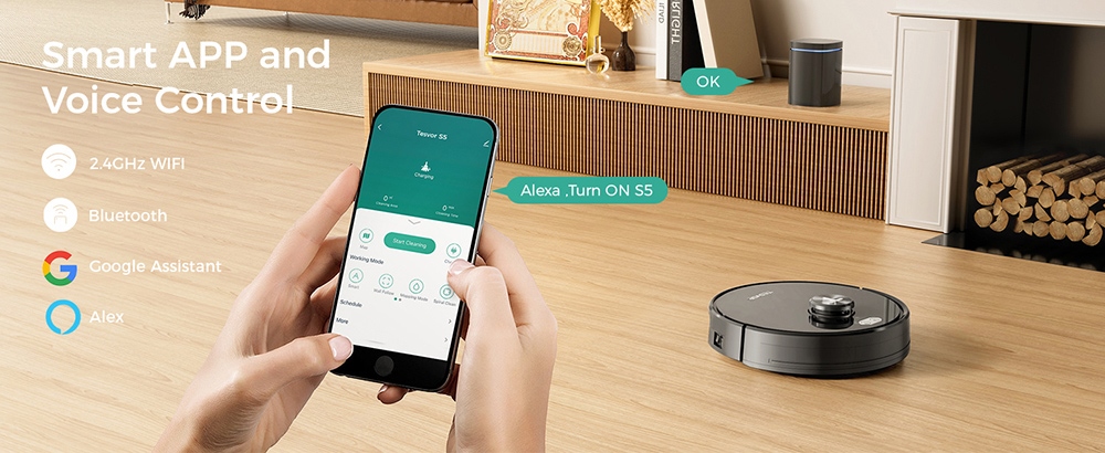 Tesvor S5 Robot Vacuum Cleaner