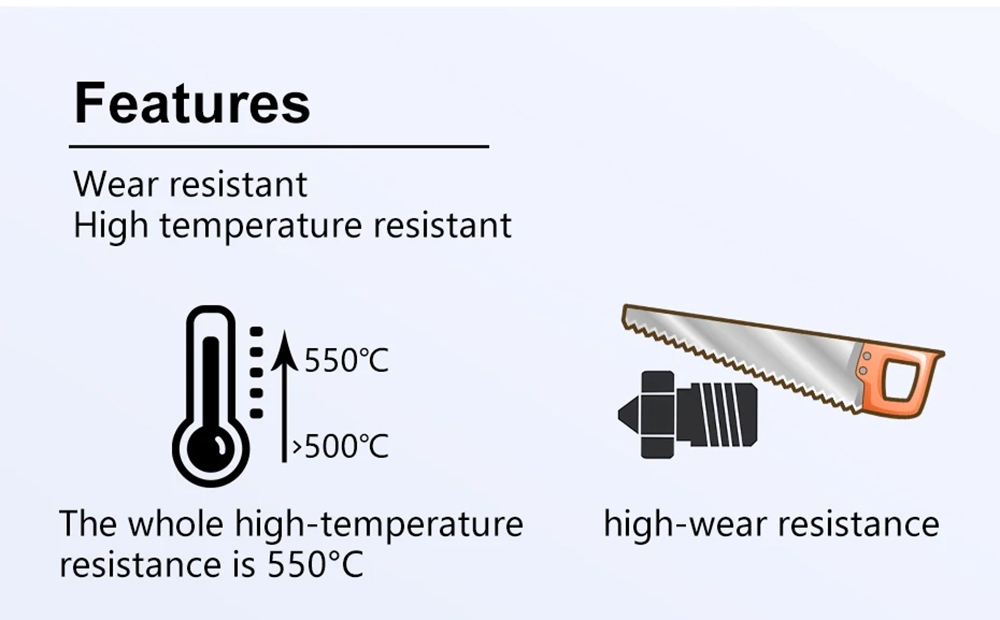Trianglelab 0.4mm Tungsten Carbide Volcano ZSTC Nozzle