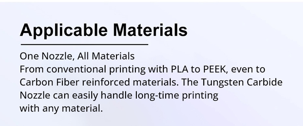Trianglelab 0.4mm Tungsten Carbide Volcano ZSTC Nozzle