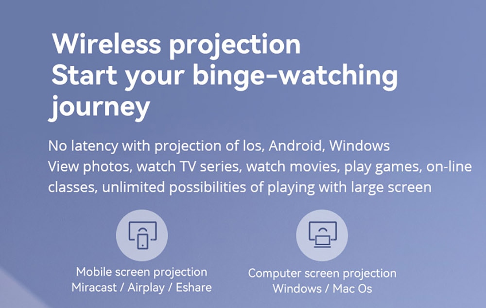Projektor WANBO X2 Max, 1080P, Android 9.0, Dual-Band Wifi 6, Bluetooth 5.0, automatické zaostrovanie, štyri smerové korekcie