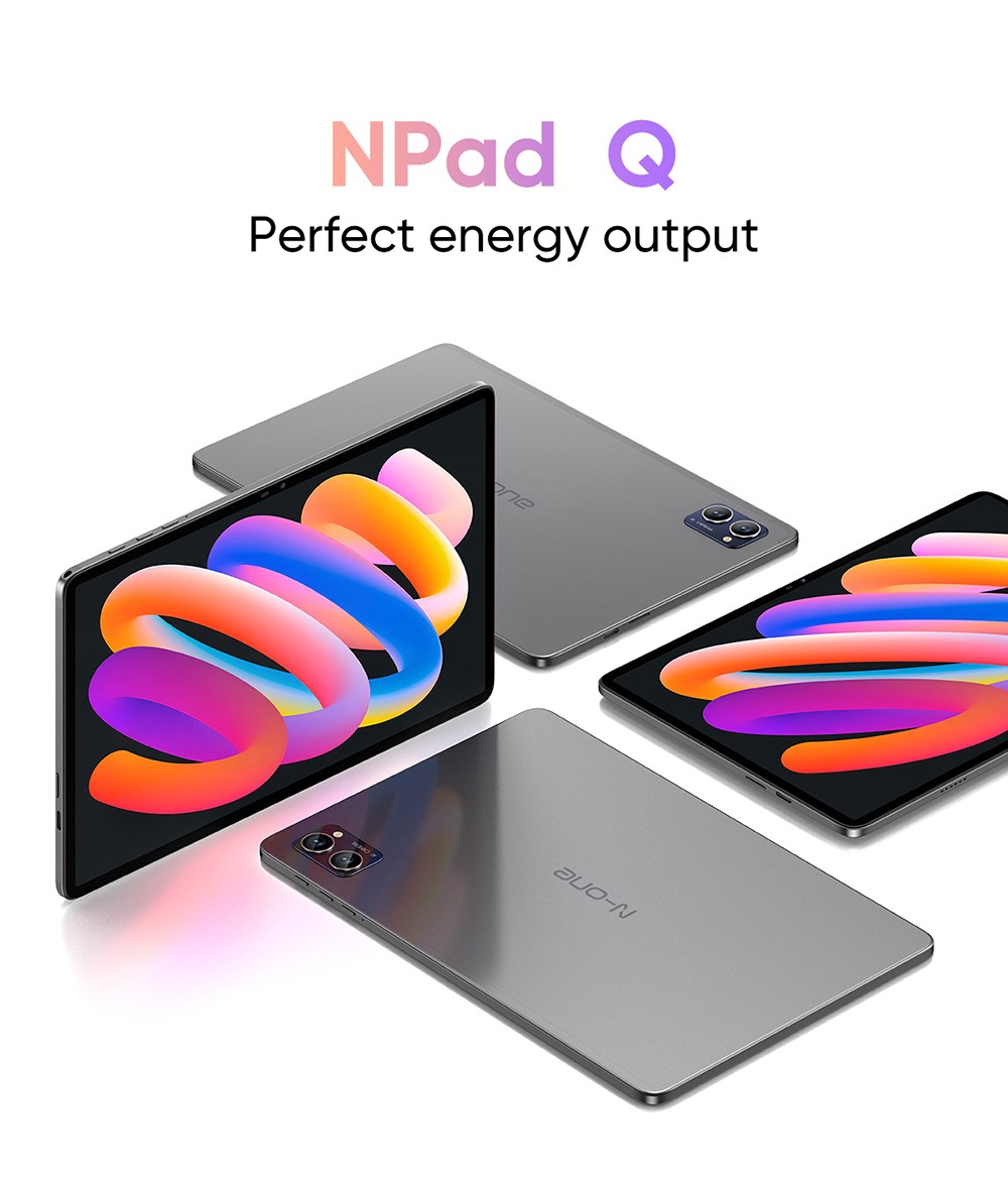 N-one NPad S 10.1'' Tablet MTK8183 Octa-Core CPU, Android 13 OS, 6GB RAM 128GB ROM, 5G WiFi, Bluetooth 5.0, 6600mAh Battery